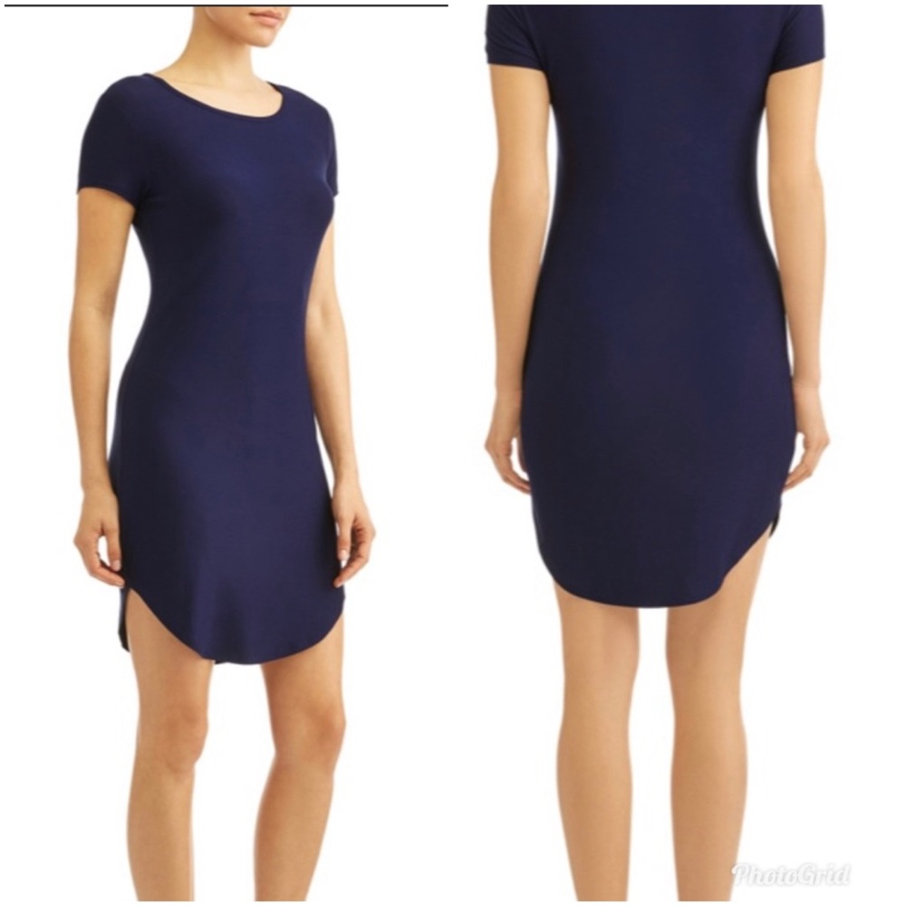 No Boundaries T'unic edgy bodycon Dress. L 11/13